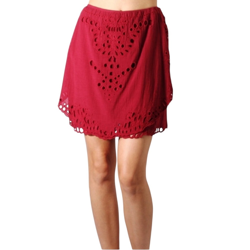 IRO NWT Carina Skirt in Wine in Sz 36
